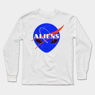 aliens spce program Long Sleeve T-Shirt